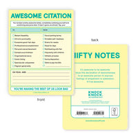 Awesome Citation Nifty Notes