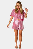 Laura Sequin Set - Watermelon: XS