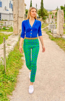 GripeLess Pants - Me Jane: Royal/Kelly XS