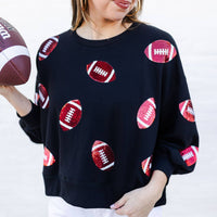 Millie Red & Black Sweatshirt XS