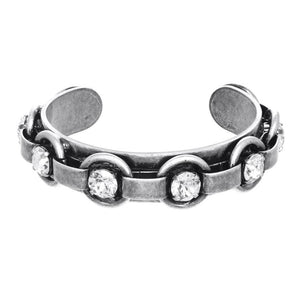 Henley Handcrafted Antique Silver Cuff Bracelet