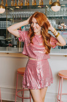 Laura Sequin Set - Watermelon: XS