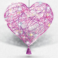 Heart Light String Art