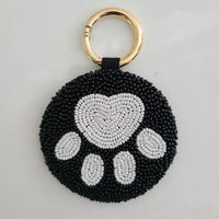 Paw Print Key Ring