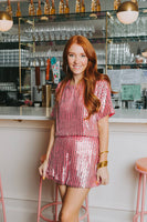 Laura Sequin Set - Watermelon: XS