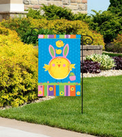 Easter Chicks Garden Flag