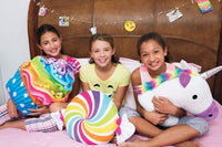 Candy Swirl Super Sweet Printed Velour Pillow, Scented