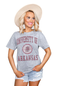 Arkansas Razorbacks Snow Wash Short Sleeve Tee