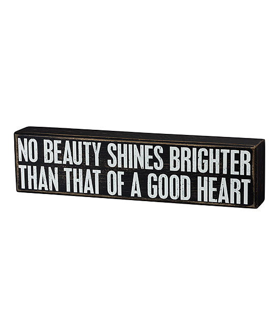 Box Sign - A Good Heart