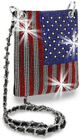 American Flag Petite Crossbody Sling