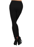 Solid Black Seamless Leggings