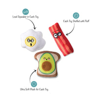 Breakfast Dog Toy Set