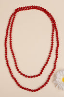 Crystal Beaded Necklace (Multiple Colors)