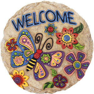 Butterfly Welcome Stepping Stone