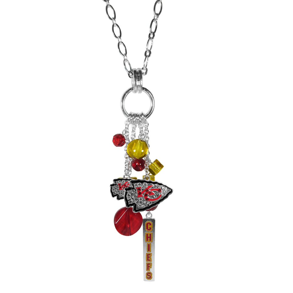 Kansas City Chiefs Cluster Necklace