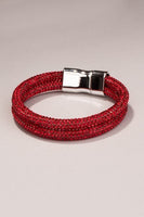 Crystal Magnetic Bracelet - Red