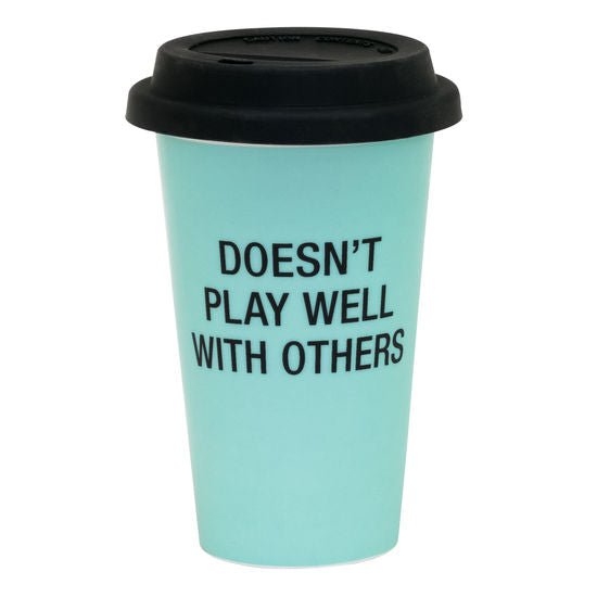 Doesn't Play Well With Others Thermal Mug