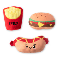 Fast Foods Dog Toy Set