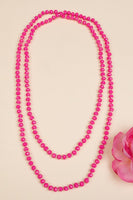 Crystal Beaded Necklace (Multiple Colors)