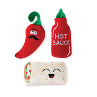 Hot and Spicy Dog Toy Set