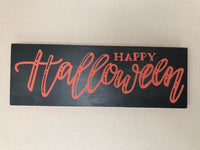 Box Sign - Happy Halloween