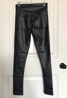Black Zipper Front Leggings