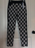 Black & White Criss-Cross Pants