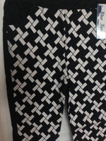 Black & White Criss-Cross Pants