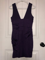 Dark Purple Embellished Dress