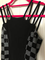 Strappy Checkered Dress
