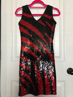 Red Zebra Dress