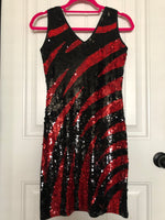 Red Zebra Dress
