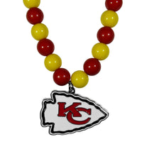 Kansas City Chiefs Fan Bead Necklace