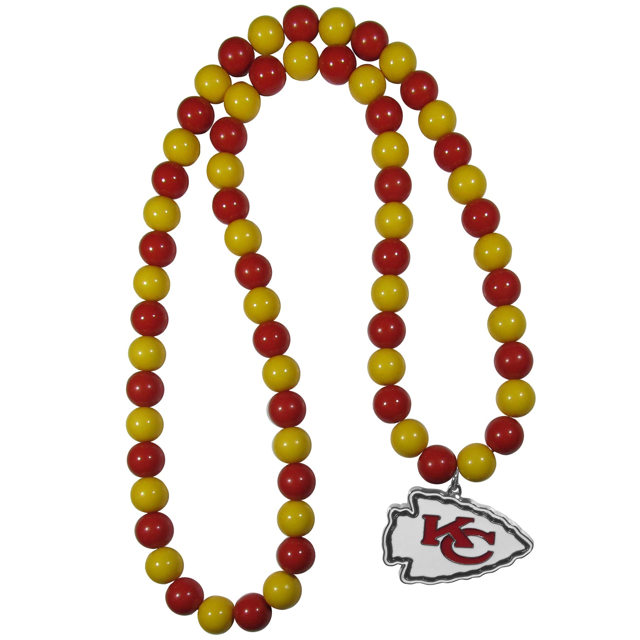 Kansas City Chiefs Fan Bead Necklace | Accidentally Adorable