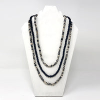 Kantha Indigo Layered Necklace