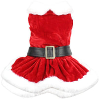 Mrs. Claus Suede Dress