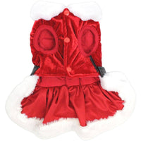 Mrs. Claus Suede Dress