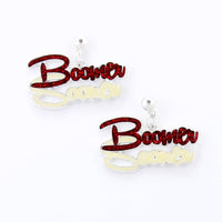 Oklahoma Slogan Earrings