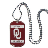 Oklahoma Sooners Tag Necklace