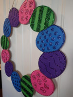 Easter Egg Wreath Door Hanger