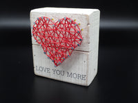 String Art Box Sign - Love You More