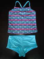 Stripes & Dots Two Piece Swimsuit