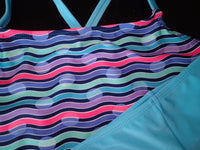 Stripes & Dots Two Piece Swimsuit