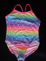 Rainbow Hearts One Piece Swimsuit