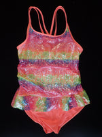Shimmery Rainbow One Piece Swimsuit
