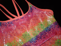 Shimmery Rainbow One Piece Swimsuit