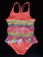 Shimmery Rainbow One Piece Swimsuit