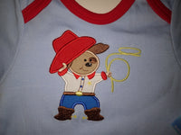 Cowboy Puppy Dog Onesie