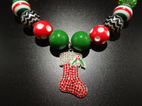 Christmas Necklace - Stocking Pendant