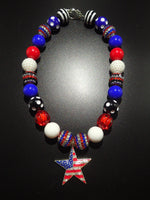 Fourth of July Necklace - Star Pendant